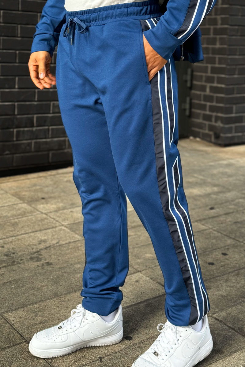 Hermes Мужской спортивный костюм цвета индиго