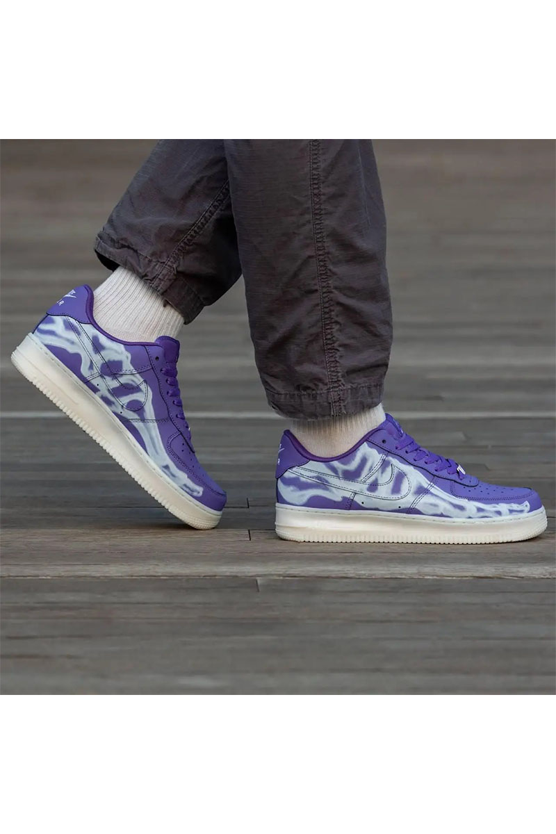 Nike Кроссовки AF1 Low "Skeleton" - Purple