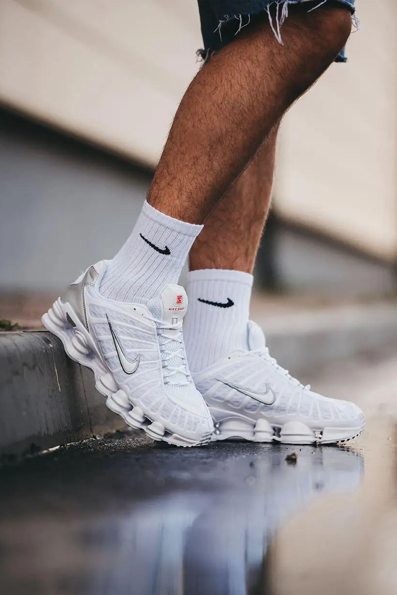 Nike Кроссовки Shox TL - White