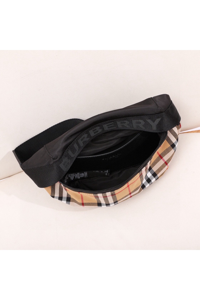 Burberry Бежевая сумка на пояс Sonny Premium 31x7.5x16 см
