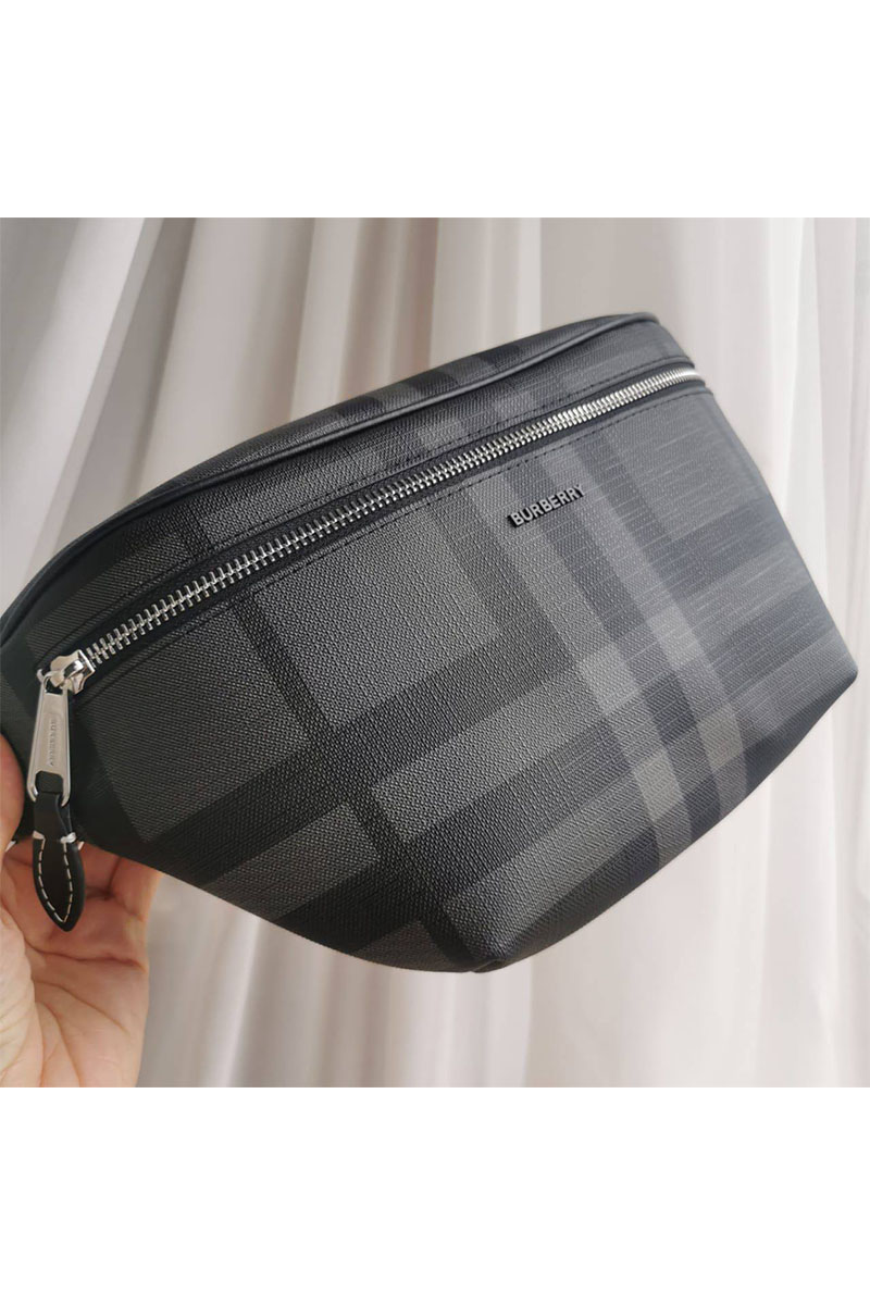 Burberry Кожаная сумка на пояс Cason 30x18 см