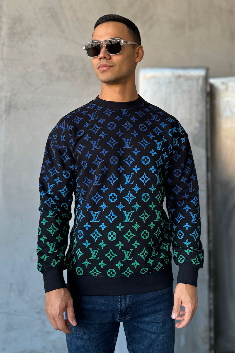Lоuis Vuittоn Мужской свитшот Gradient Monogram
