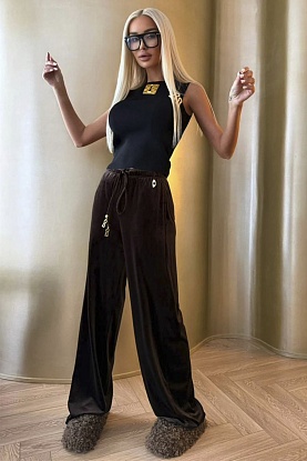 Женские брюки premium - Brown