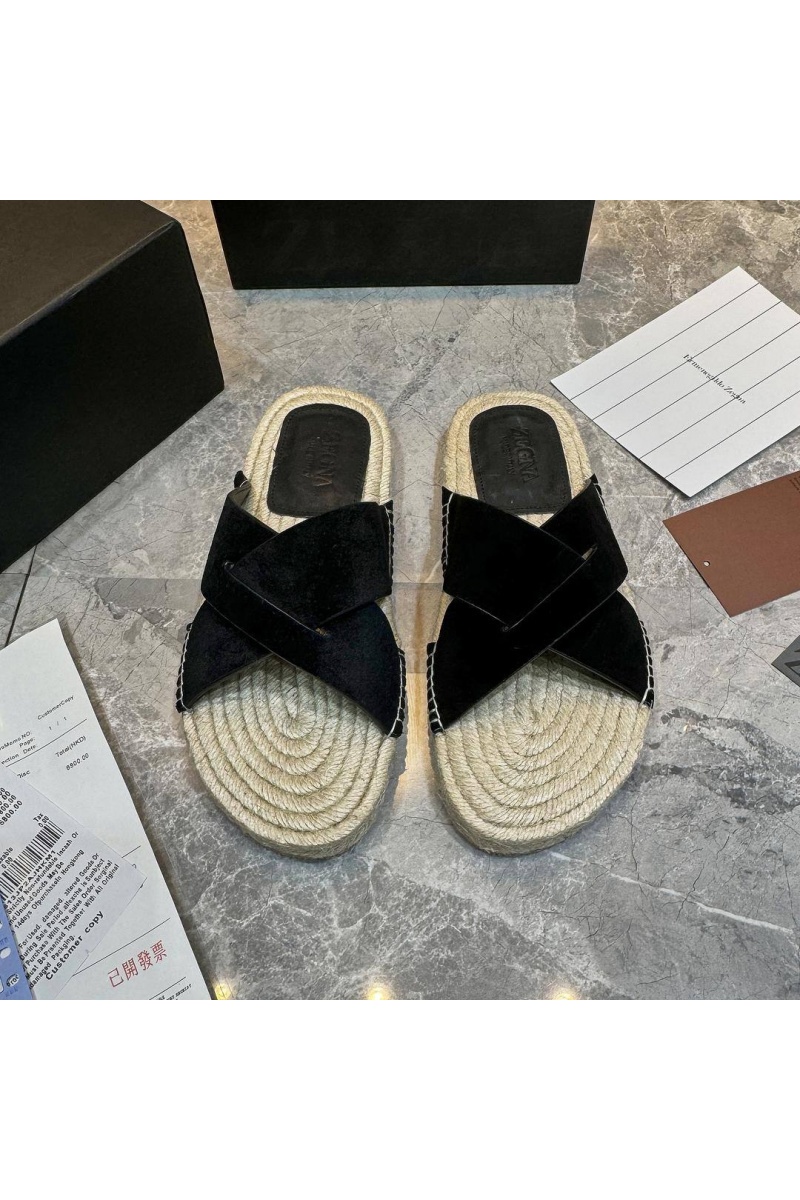 Zegna Мужские шлёпанцы suede - Black