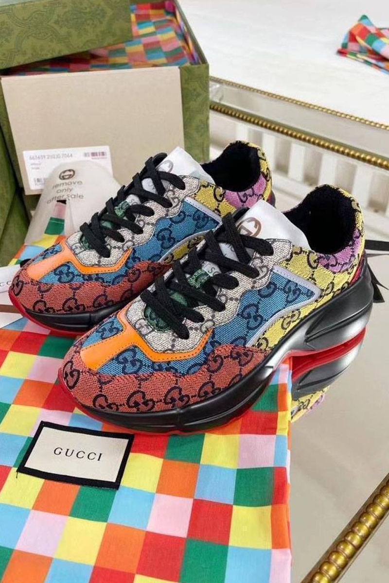 Gucci Женские кроссовки GG Rhyton - Mix