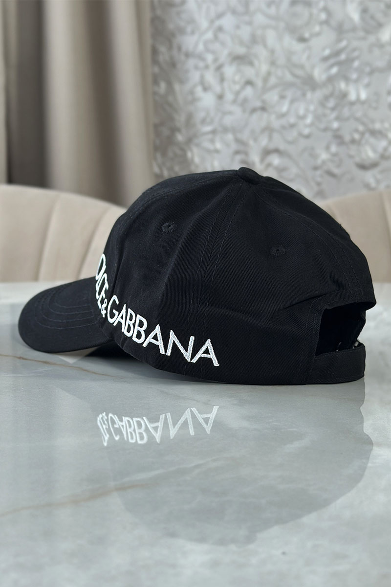 Dоlсе & Gаbbаnа Чёрная бейсболка embroidered-logo