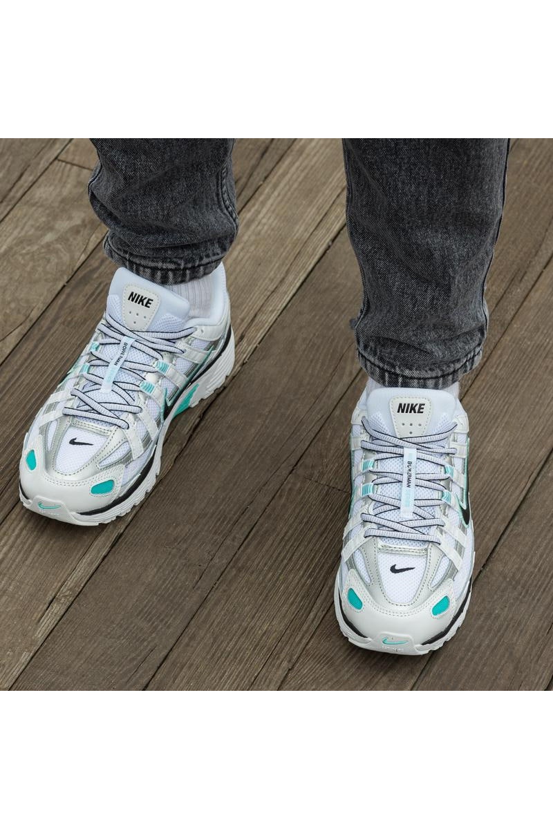 Nike Кроссовки P-6000 - White / Light Aqua 