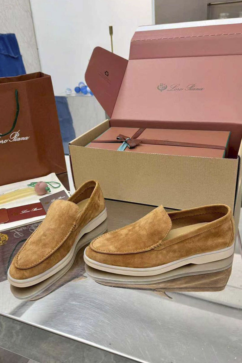 Loro Piana Женские заишевые лоферы Summer Walk premium