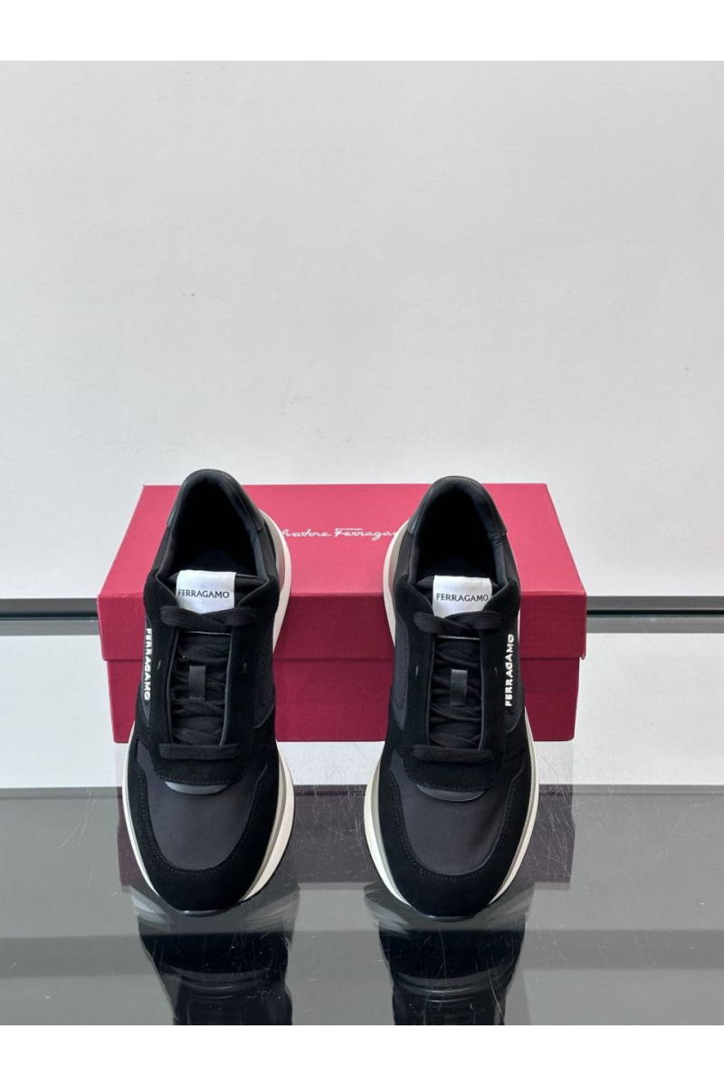 Salvatore Ferragamo Мужские комбинированные кроссовки 