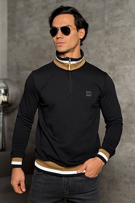 Мужской чёрный джемпер 