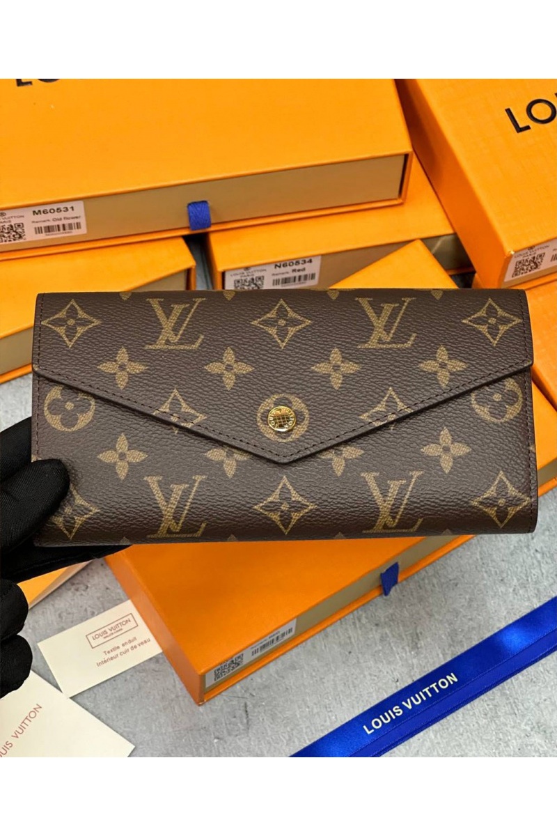 Lоuis Vuittоn Кожаный кошелек Sarah Premium 19x10.5x2.5 см