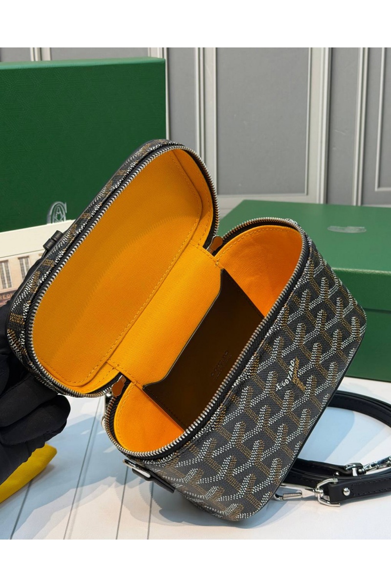 Designer Clothing Кожаная сумка Goyard Muse Mini Vanity ​premium 16,5x10,5x8 см