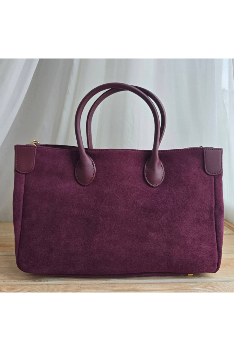 Yves Saint Laurent Замшевая сумка 39x23 см