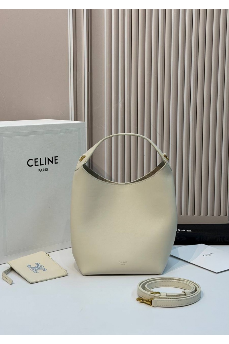 Celine Кожаная сумка Small Hobo premium 18x31x6 см