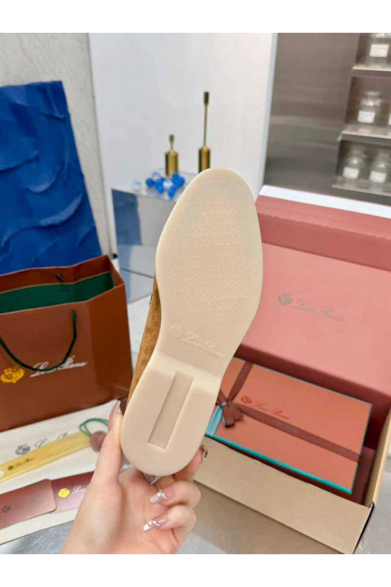 Loro Piana Женские заишевые лоферы Summer Walk premium