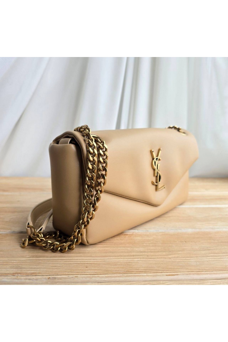 Yves Saint Laurent Кожаная сумка Calypso 24x11 см