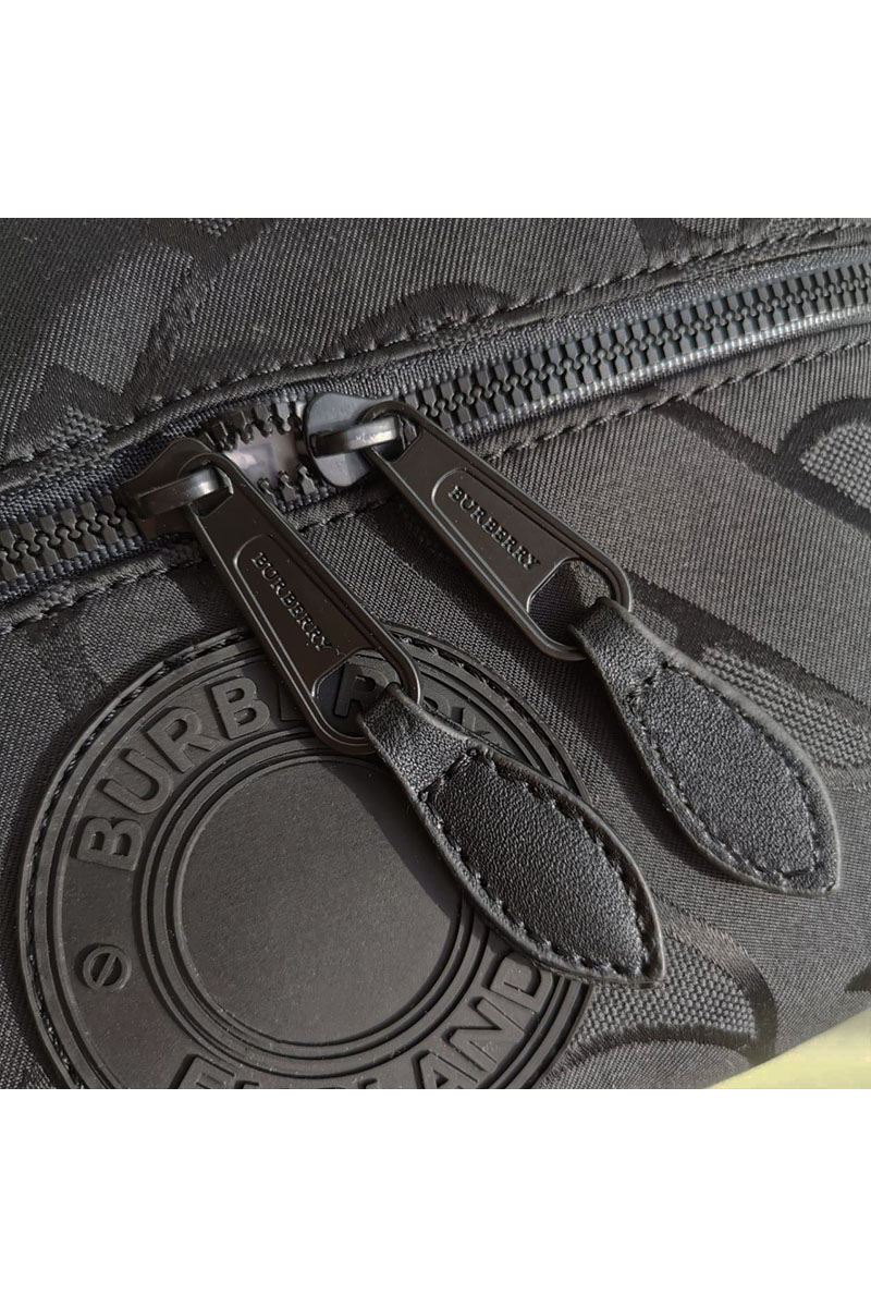 Burberry Текстильная сумка на пояс Jacquard Sonny Bum Monogram 28x14 см