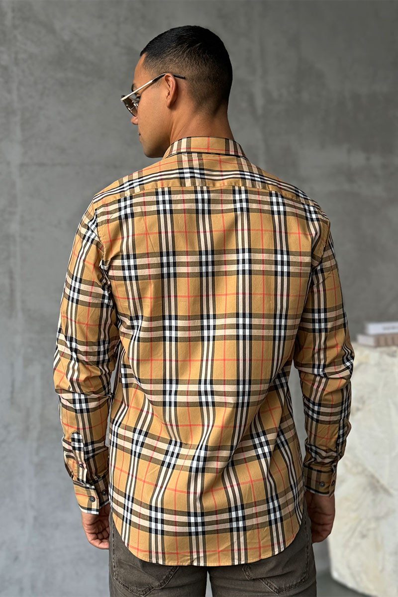 Burberry Классическая бежевая рубашка