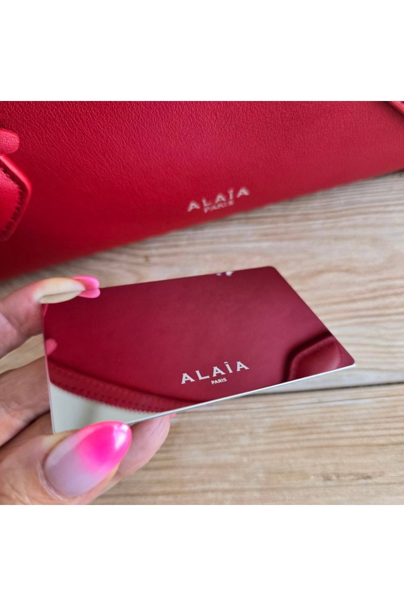 Designer Clothing Женская сумка Alaia Le Teckel 28x9 см - Red