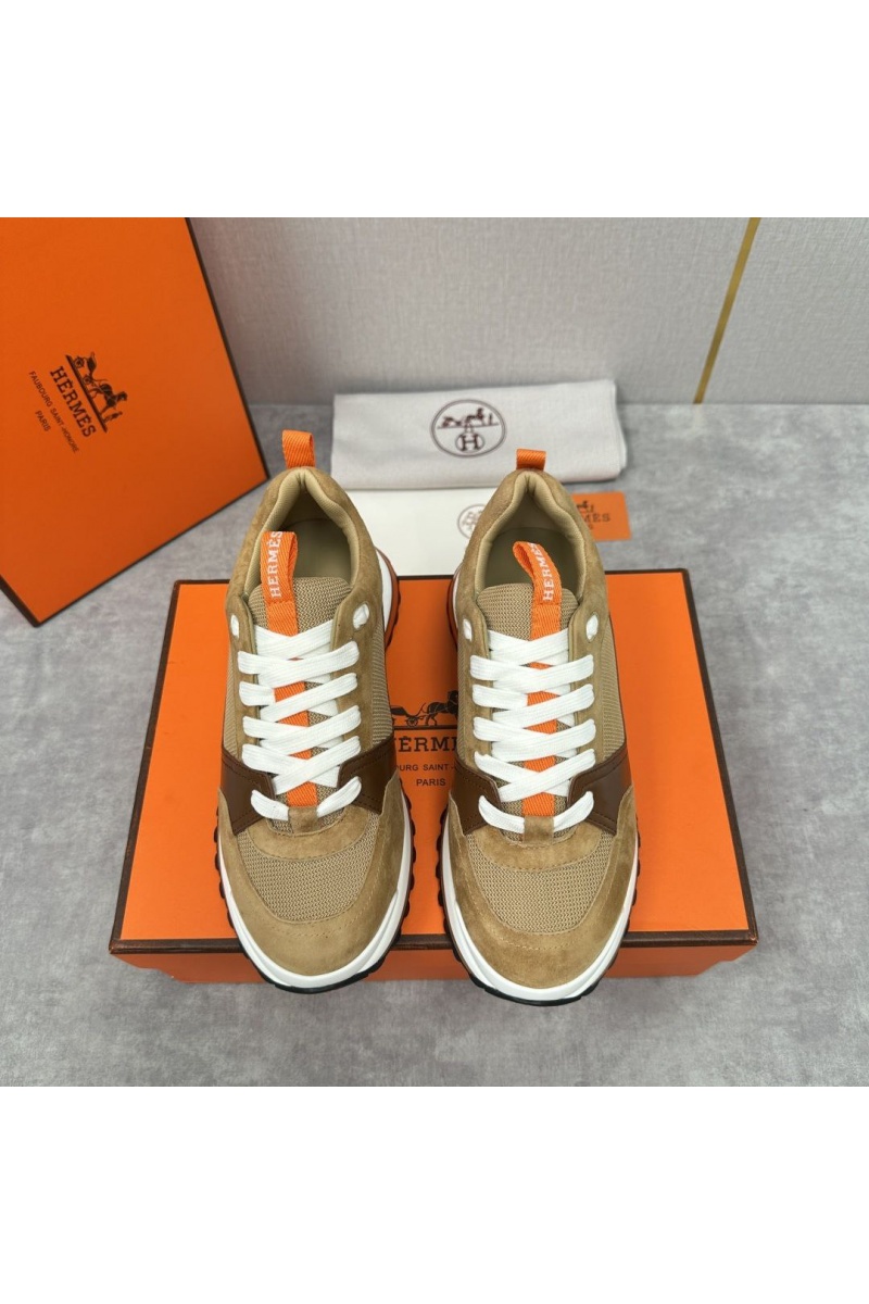 Hermes Мужские кроссовки Leader - Brown