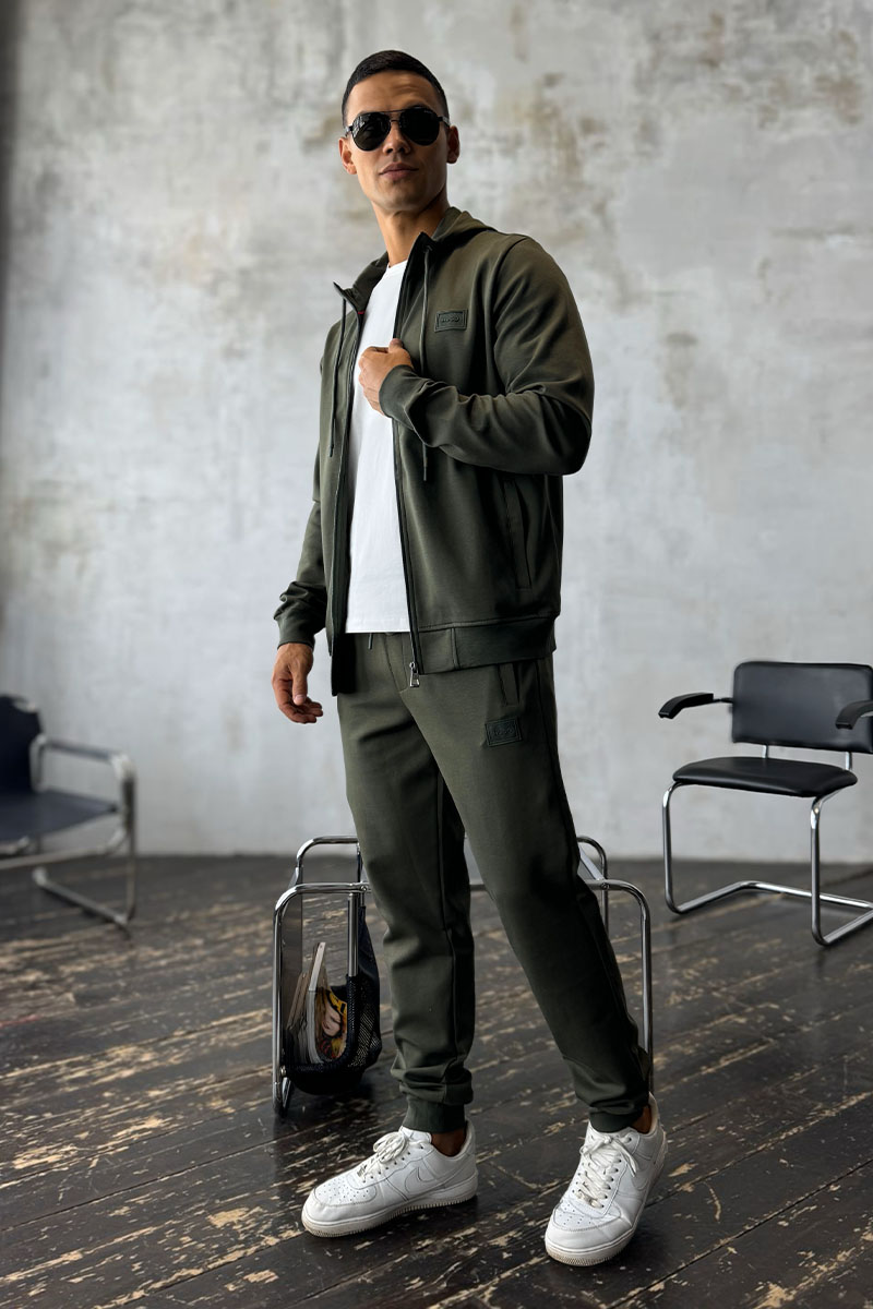 Hugо Воss Спортивный костюм logo-patch - Green