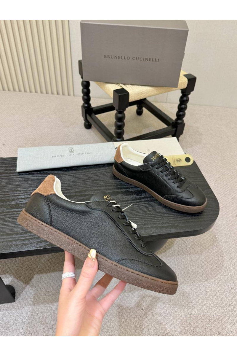 Brunеllо Сuсinеlli Кожаные кроссовки low-top - Black