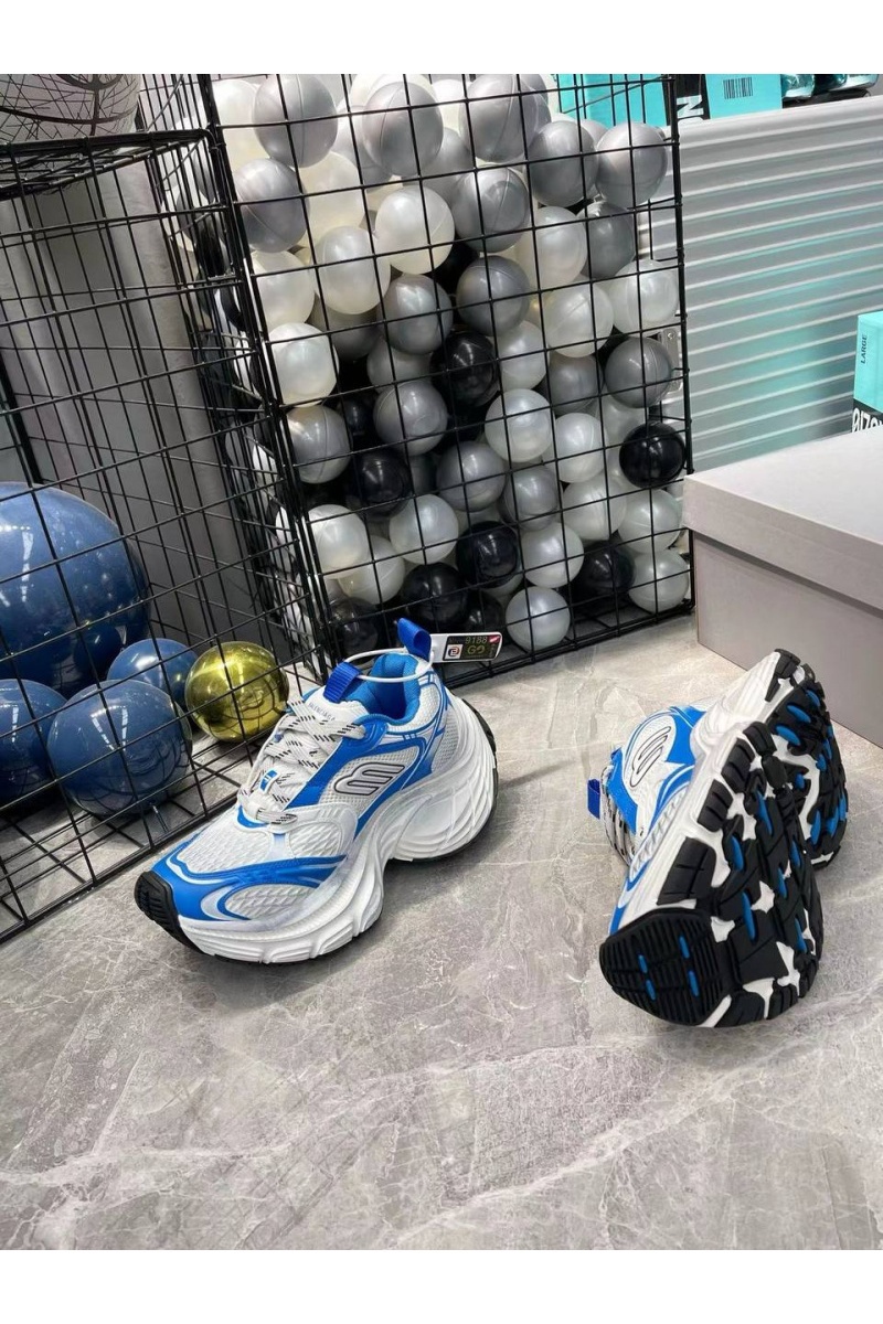 Balenciaga Женские комбинированные кроссовки Women's 10XL - White / Blue