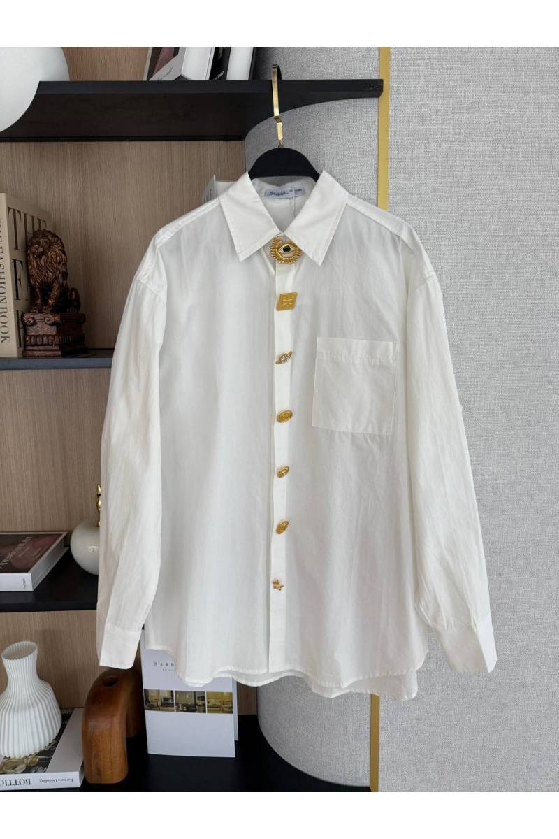 Schiaparelli Женская хлопковая рубашка Premium - White