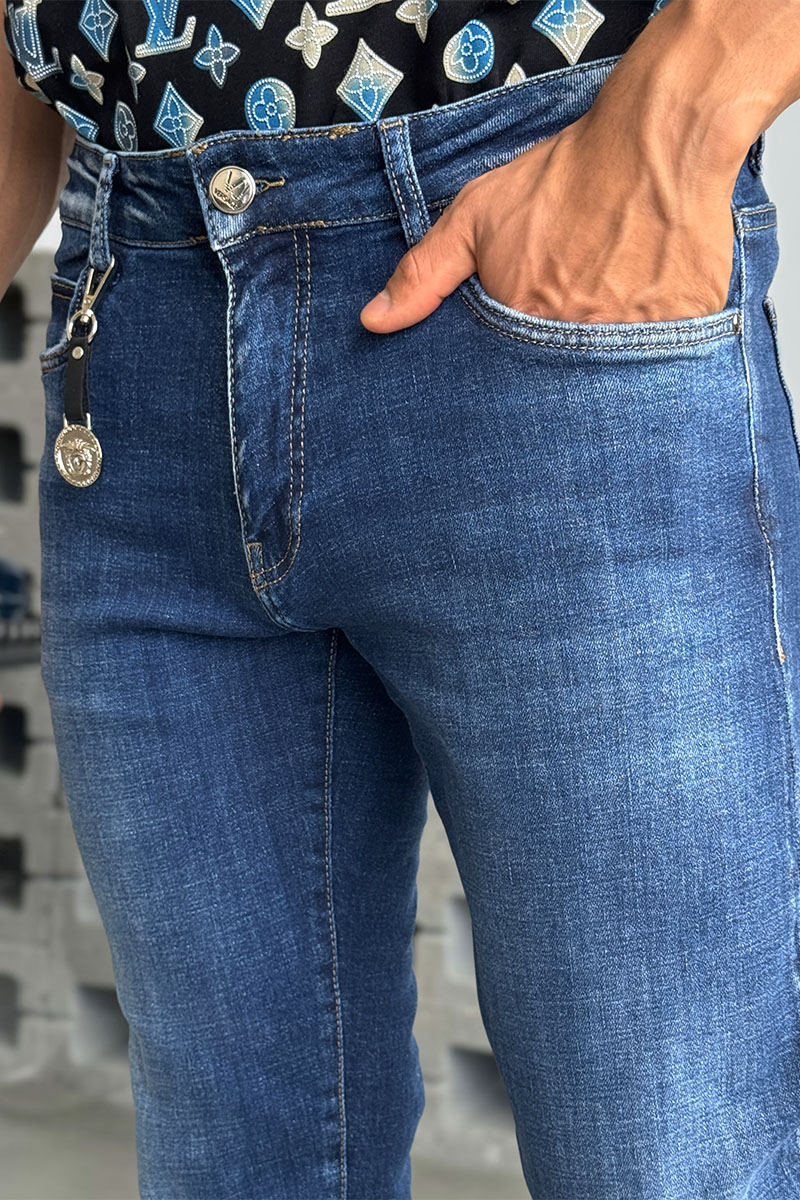 Versace Мужские синие джинсы