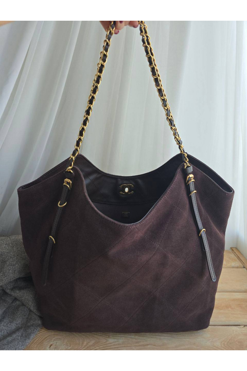 Chаnеl Замшевая сумка Maxi 44x28 см