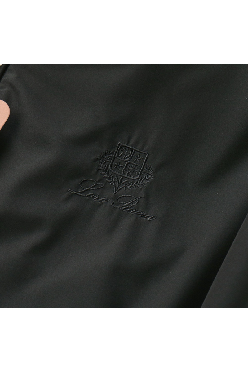 Loro Piana Мужская чёрная ветровка 