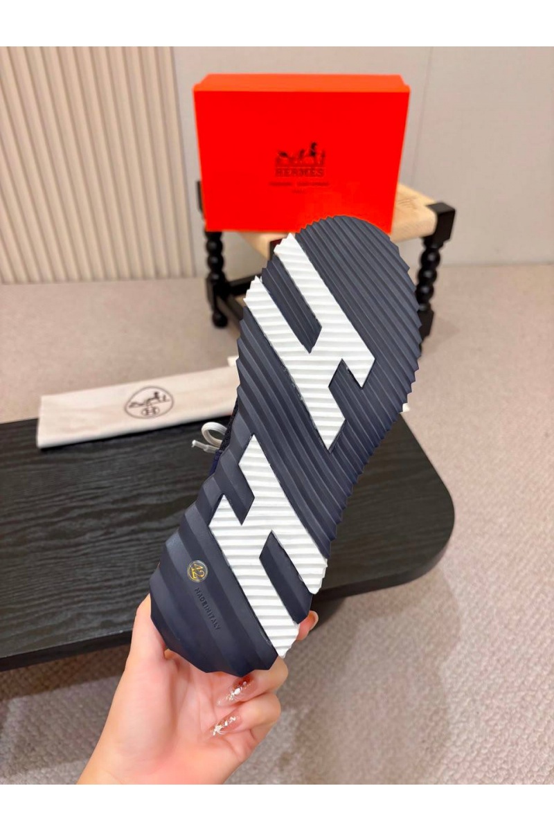Hermes Текстильные кроссовки lift slip-on