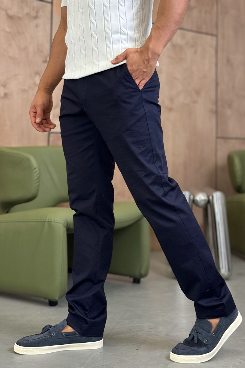 Polo Ralph Lauren Мужские тёмно-синие брюки 