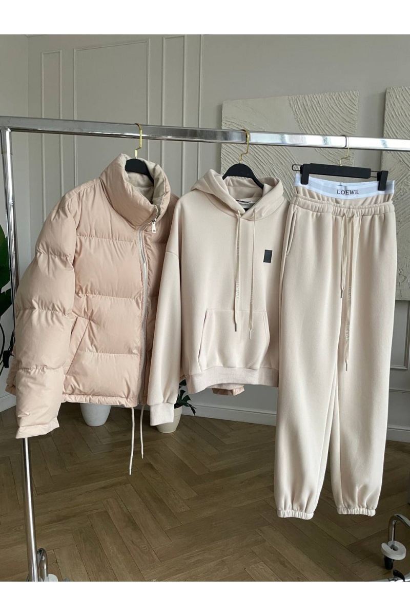 Loewe Женский костюм тройка на флисе Premium - Beige