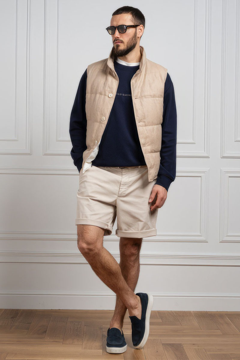 Brunеllо Сuсinеlli Мужской тёмно-синий свитшот 