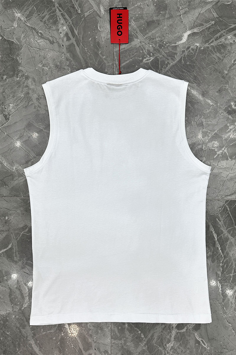 Hugо Воss Белая майка Dankto classic badge