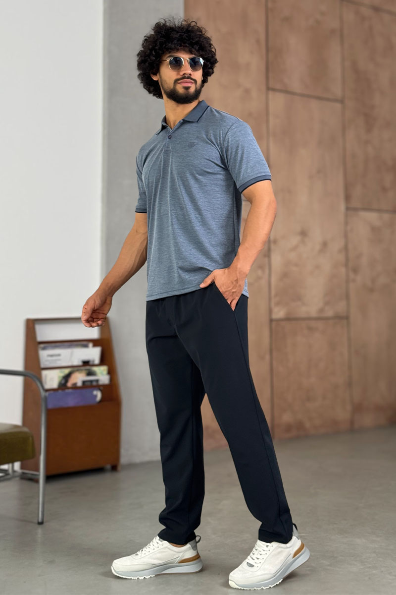 Zegna Мужские тёмно-синие штаны 