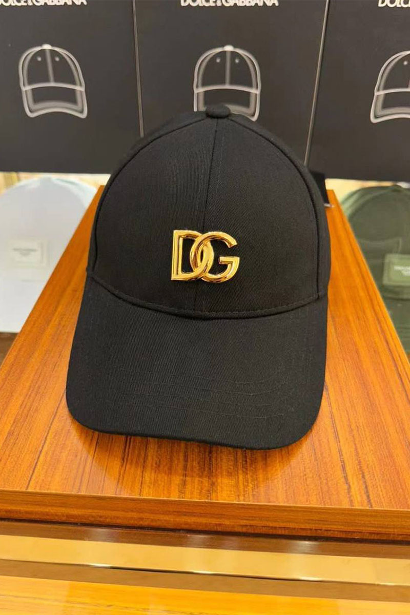 Dоlсе & Gаbbаnа Чёрная бейсболка logo-plaque