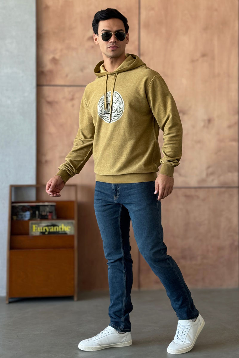 Dоlсе & Gаbbаnа Мужское худи logo-print - Brown 