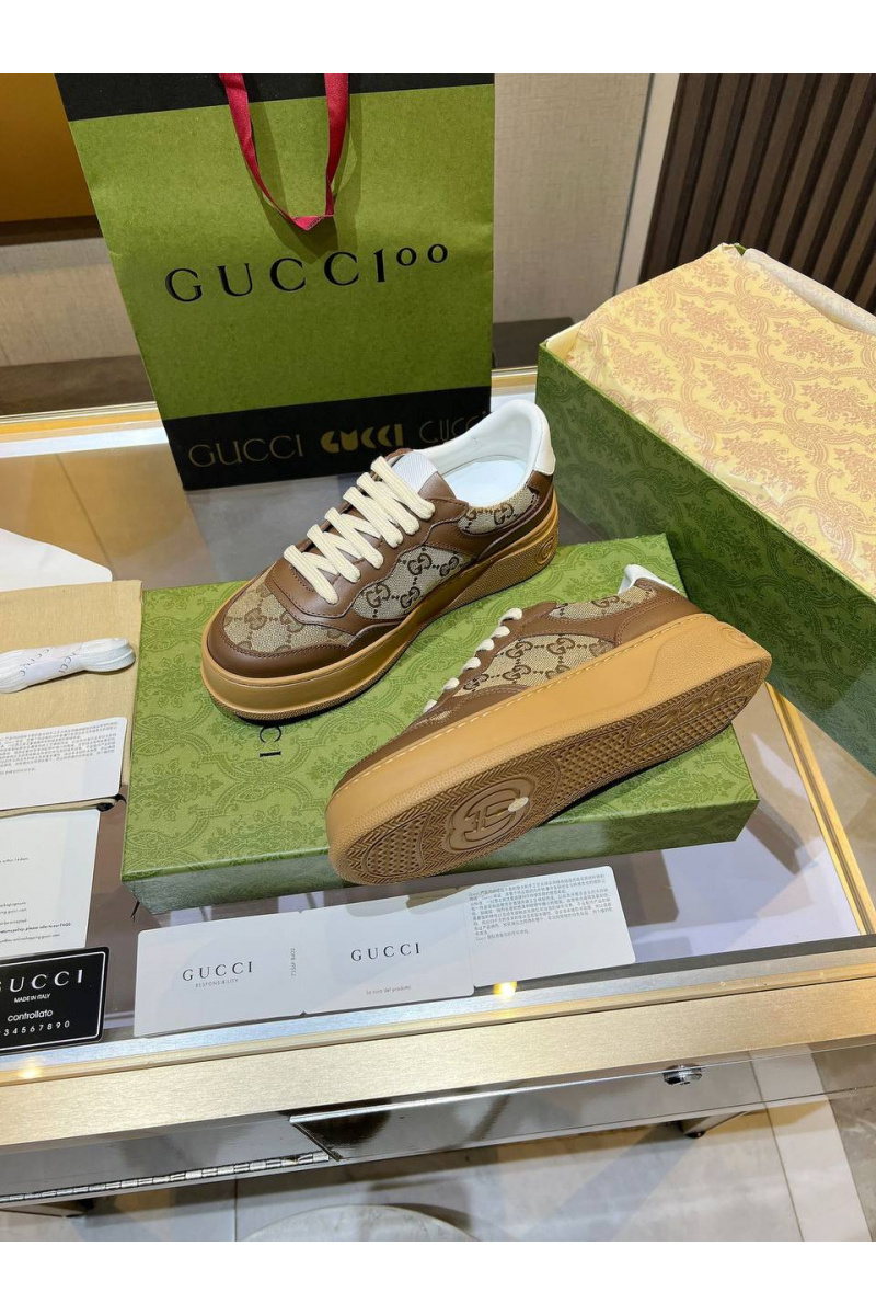 Gucci Женские кроссовки Chunky B Premium - Brown