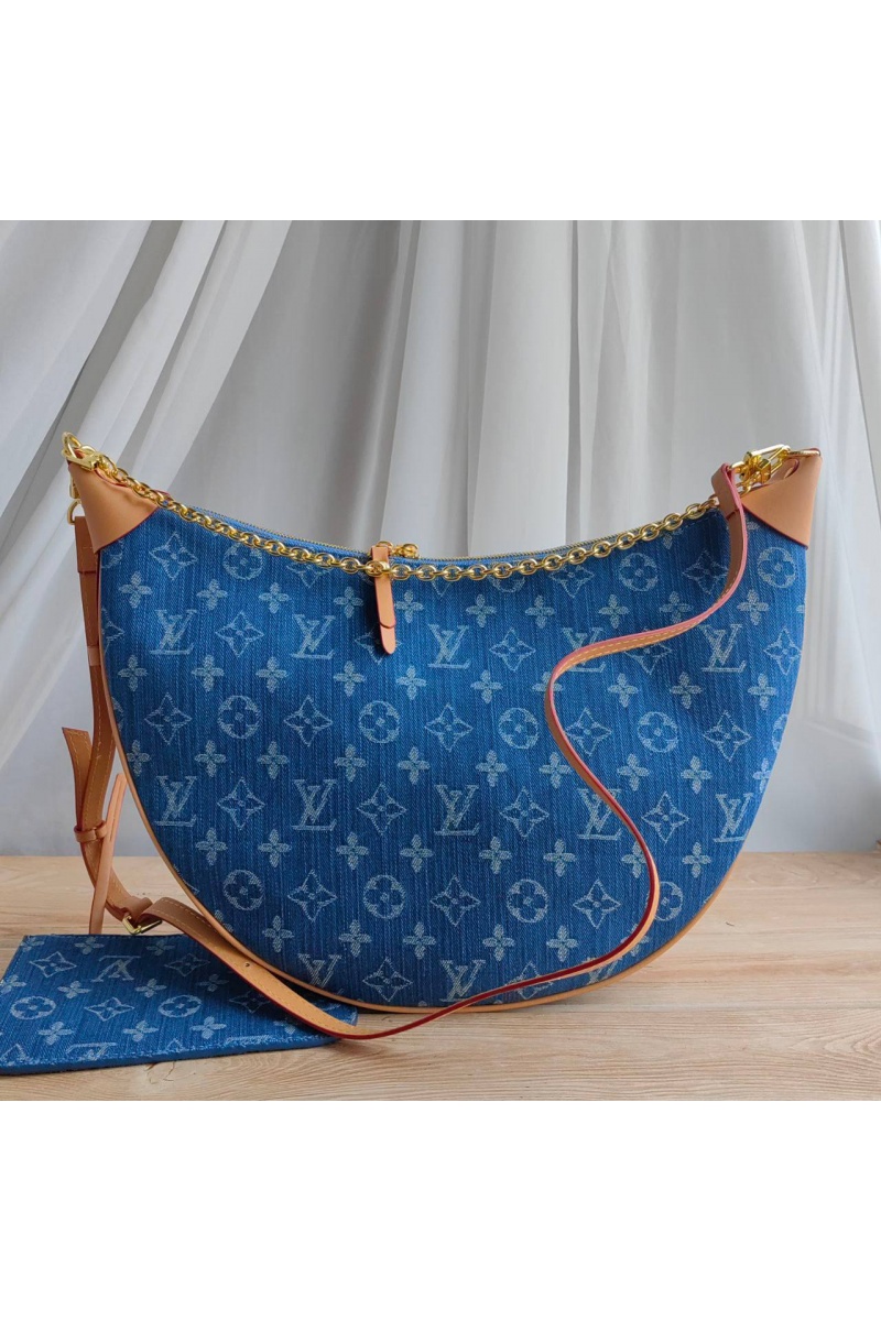Lоuis Vuittоn Женская сумка Loop Hobo Monogram Jeans 35x25 см