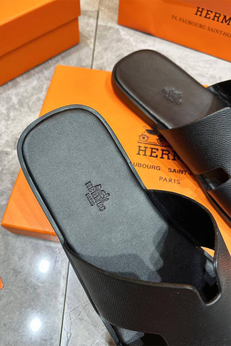 Hermes Мужские шлёпанцы Izmir - Black