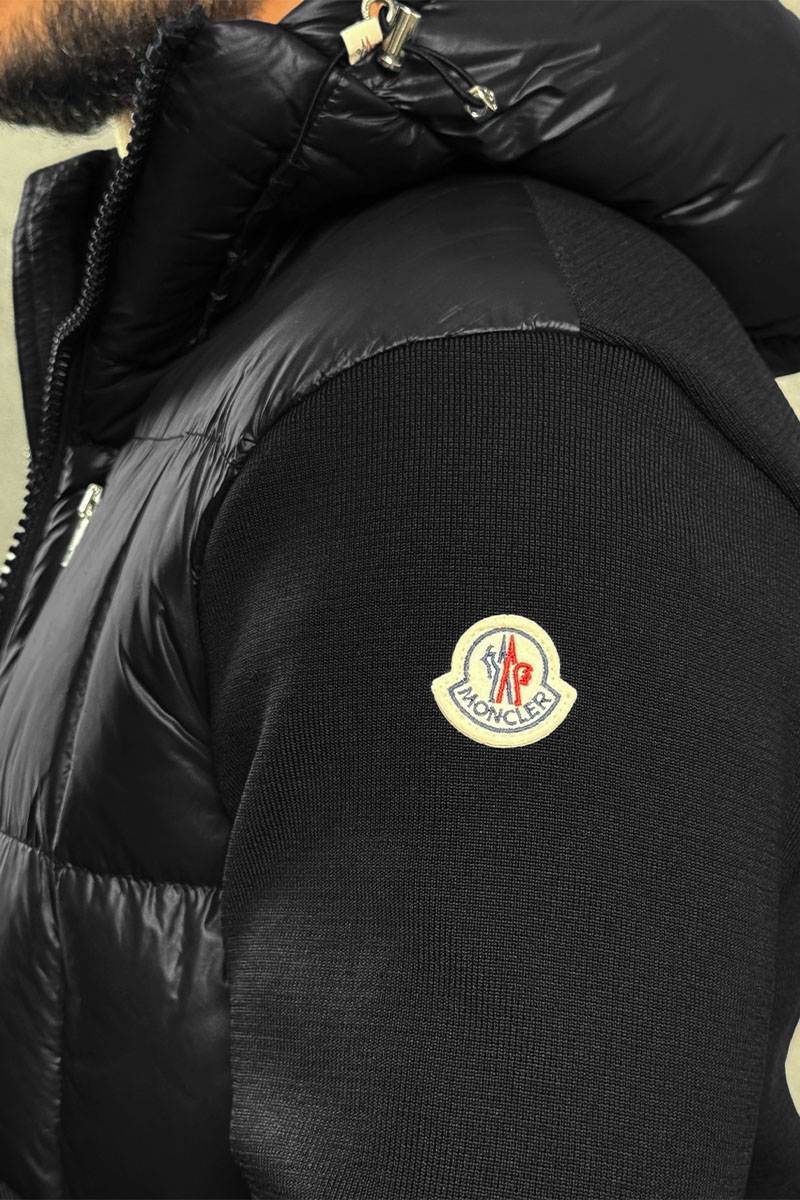 Moncler Куртка с вязаными рукавами 