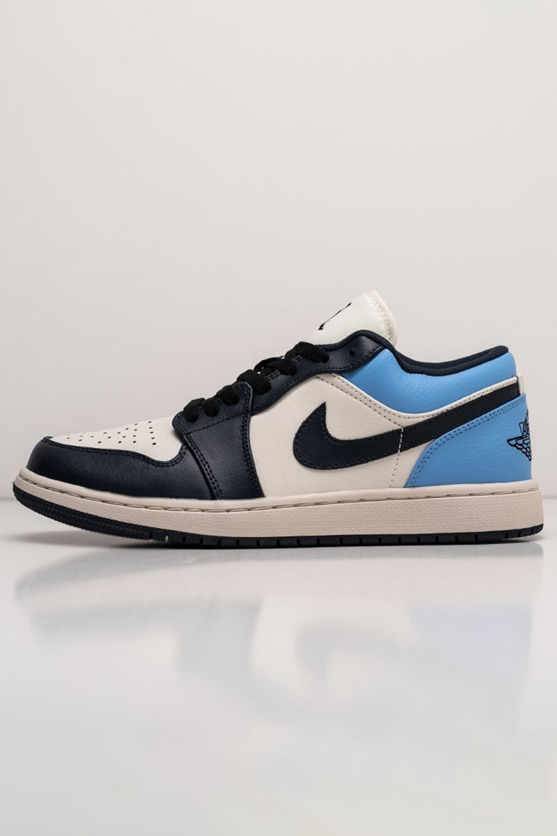 Nike Кроссовки AJ1 Low - Navy / White / Blue