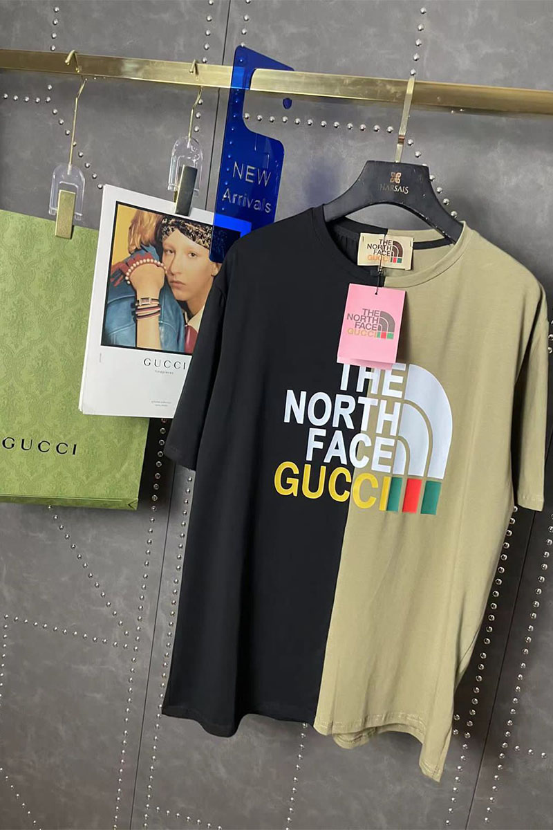 Gucci Женская оверсайз футболка TNF Collaboration