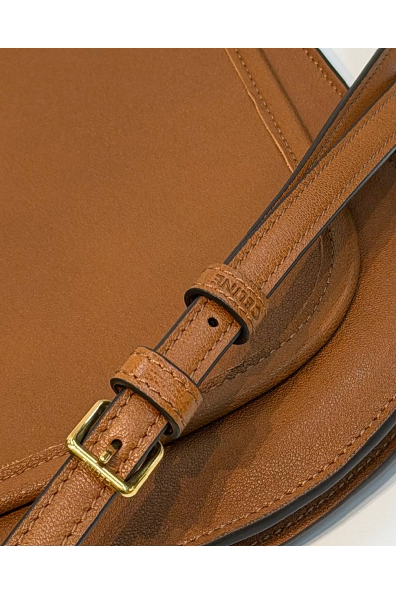 Celine Кожаная сумка Soft Triomphe Besace premium 34x25x13 см