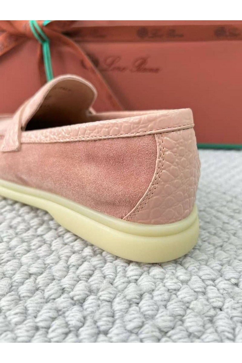 Loro Piana Женские лоферы Summer Charms Walk premium - Pink