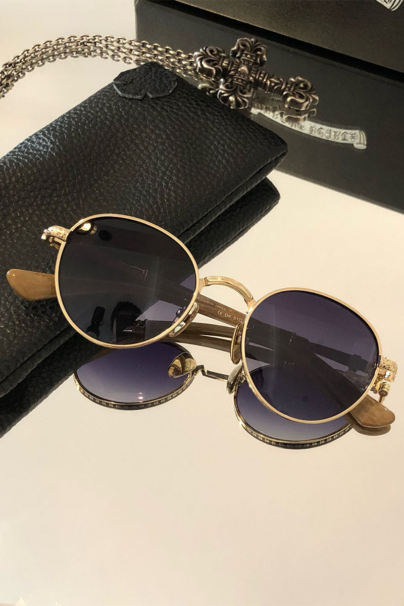 Chrome Hearts Солнцезащитные очки Metal Oval