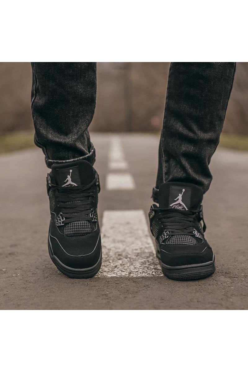 Nike Кроссовки AJ4 Retro "Black Cat" premium