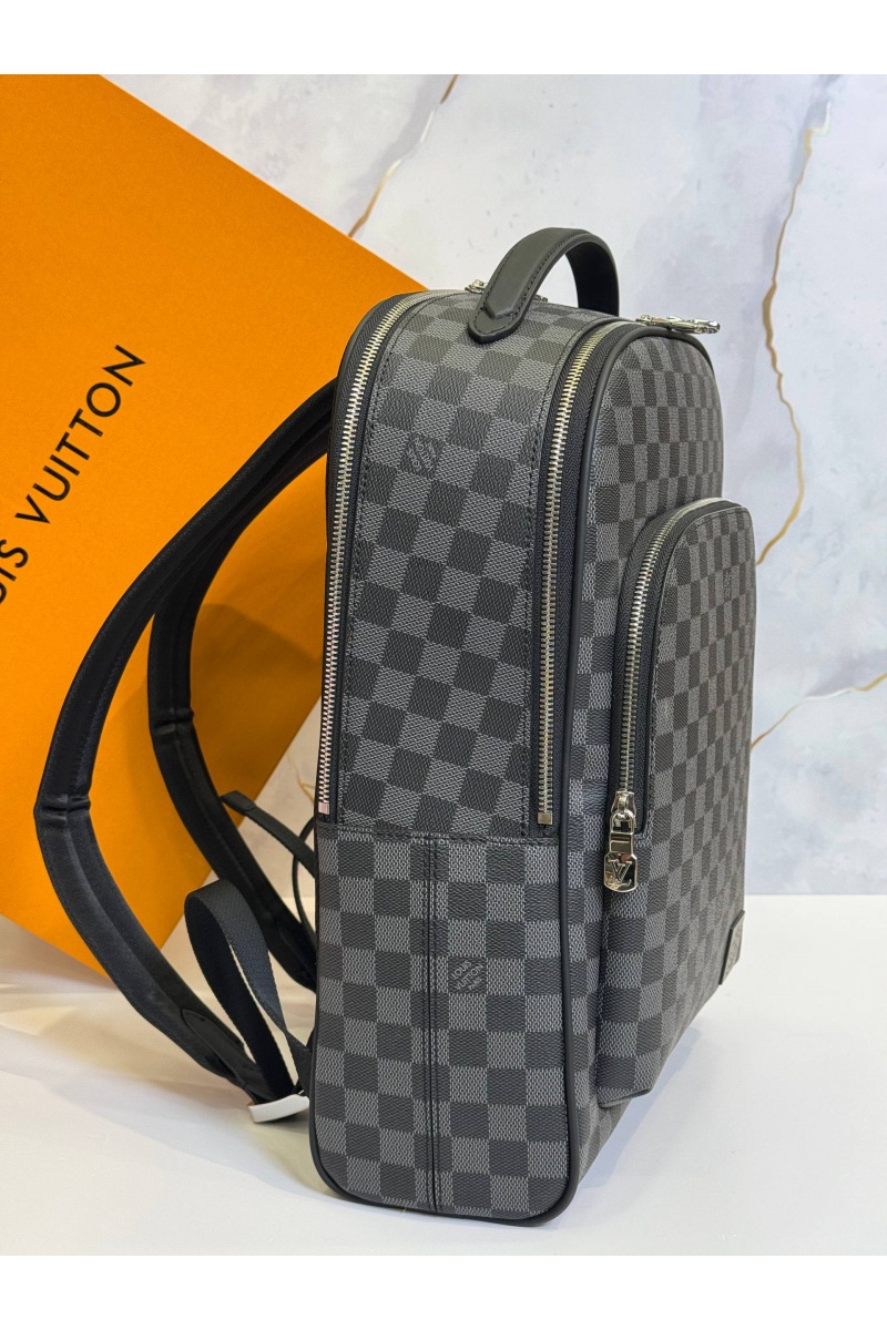 Lоuis Vuittоn Кожаный рюкзак Damier Infini premium 40x31x15 см